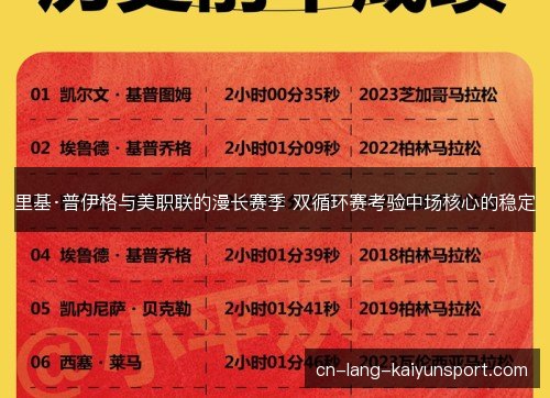 里基·普伊格与美职联的漫长赛季 双循环赛考验中场核心的稳定